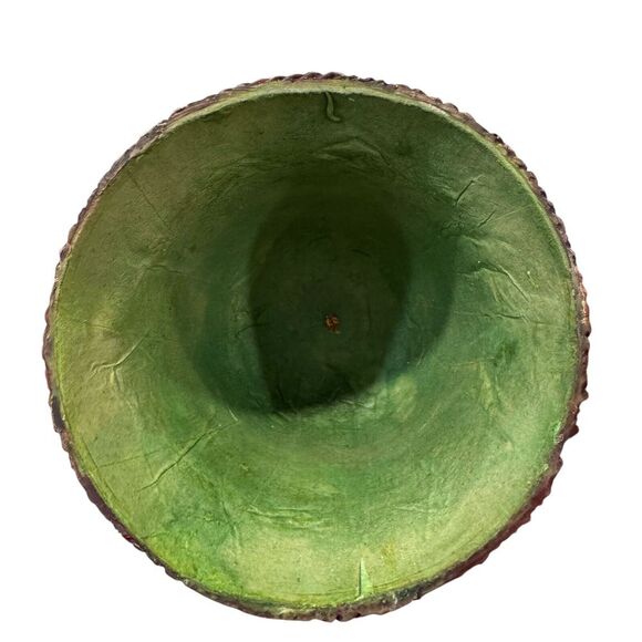 2 Vtg Department 56 Silk Road Hand Painted Paper Mache Bell Ornament Christmas - Picture 8 of 10